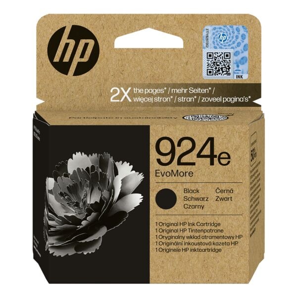 HP Tintenpatrone HP 924e, schwarz - 4K0V0NE#CE1 HP Tintenpatrone HP 924e, schwarz - 4K0V0NE#CE1