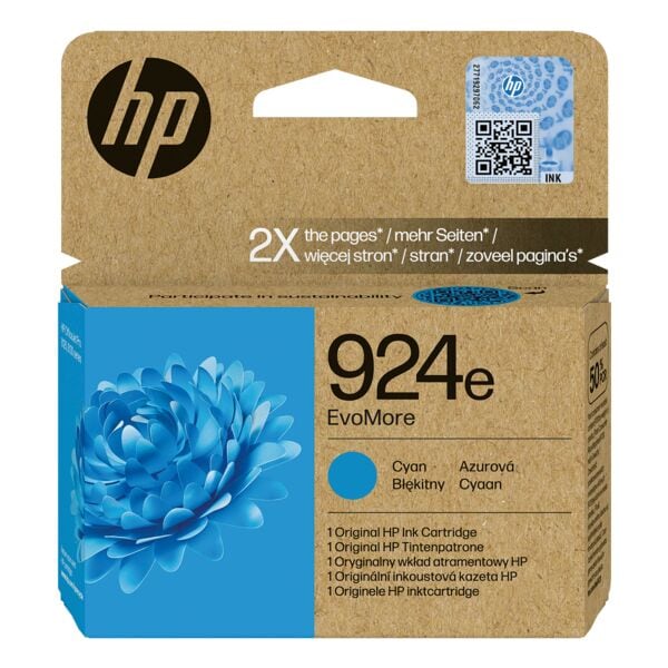 HP Tintenpatrone HP 924e, cyan - 4K0U7NE#CE1 HP Tintenpatrone HP 924e, cyan - 4K0U7NE#CE1