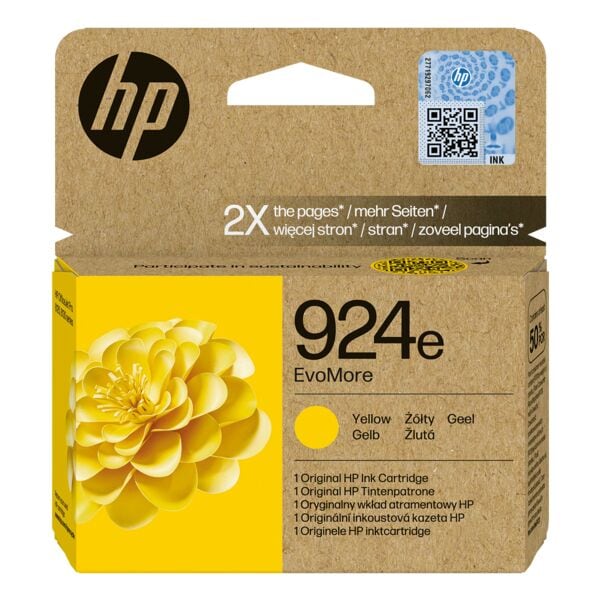 HP Tintenpatrone HP 924e, gelb - 4K0U9NE#CE1 HP Tintenpatrone HP 924e, gelb - 4K0U9NE#CE1
