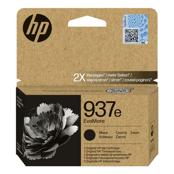 HP Tintenpatrone HP 937e, schwarz - 4S6W9NE#CE1 HP Tintenpatrone HP 937e, schwarz - 4S6W9NE#CE1