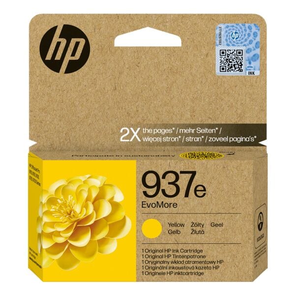 HP Tintenpatrone HP 937e, gelb - 4S6W8NE#CE1 HP Tintenpatrone HP 937e, gelb - 4S6W8NE#CE1