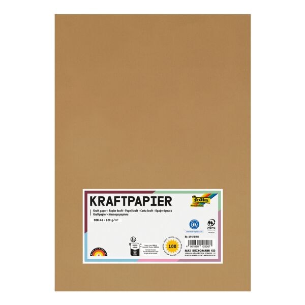 folia Kraftpapier 120 g/m A4 (100 Blatt)