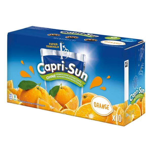 Capri-Sun 10er-Pack Erfrischungsgetränk mit Fruchtsaft »Orange« 200 ml