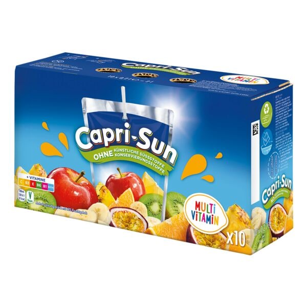 Capri-Sun 10er-Pack Erfrischungsgetrnk mit Fruchtsaft Multivitamin 200 ml