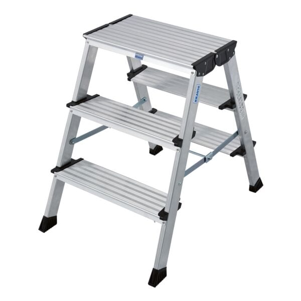Krause Doppel-Klapp Trittleiter »MONTO Treppo« 2x 3 Stufen