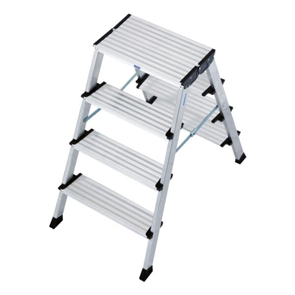Krause Doppel-Klapp Trittleiter »MONTO Treppo« 2x 4 Stufen