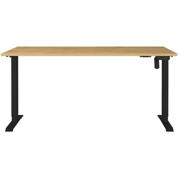 Germania Schreibtisch höhenverstellbar (elektrisch) »Profiline II« 160 cm, C-Fuß schwarz Germania Schreibtisch höhenverstellbar (elektrisch) »Profiline II« 160 cm, C-Fuß schwarz