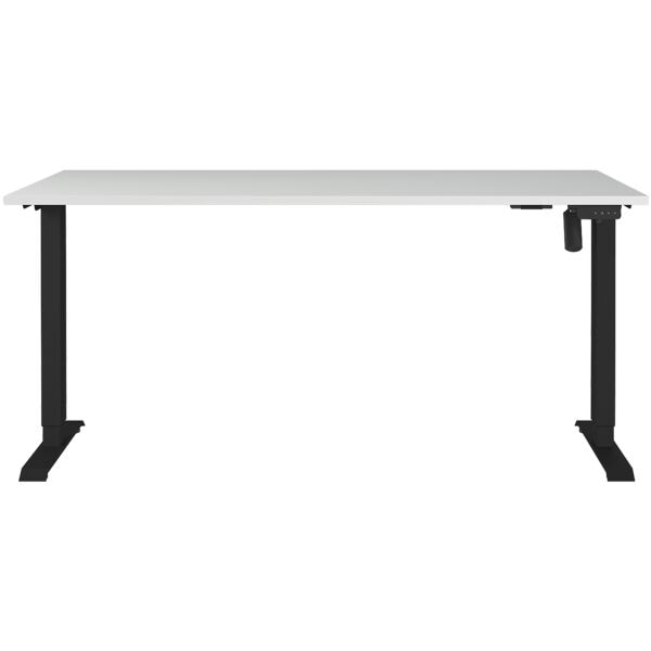 Germania Schreibtisch hhenverstellbar (elektrisch) Profiline II 160 cm, C-Fu schwarz
