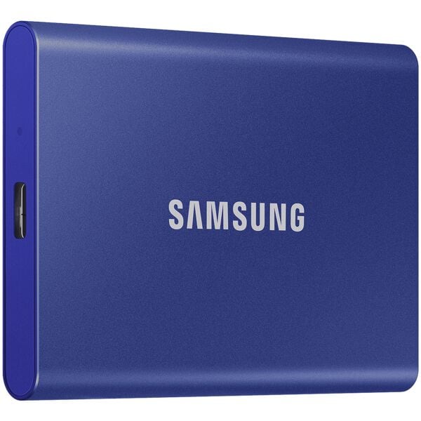 Samsung Portable T7 blau 1 TB, externe SSD-Festplatte, USB-C