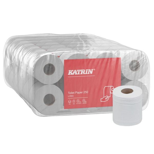 Katrin Recycling-Toilettenpapier LONG 3-lagig, weiß - 48
