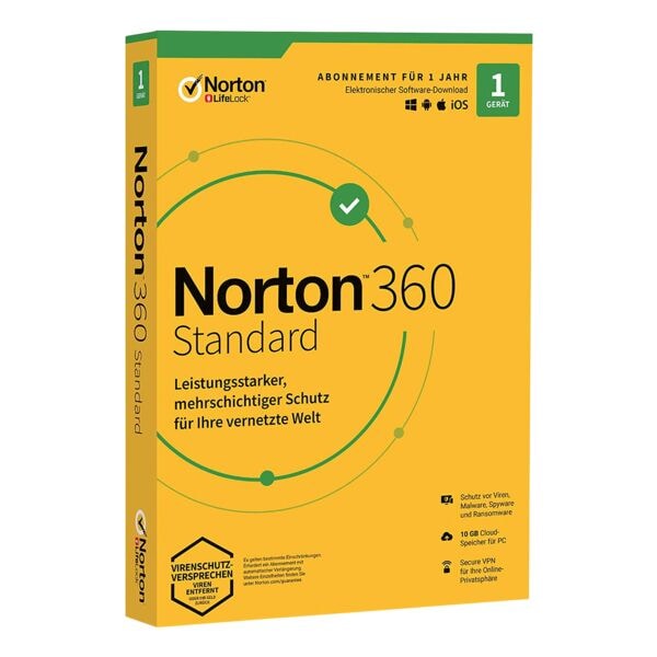 Norton Norton 360 Standard Sicherheitssoftware