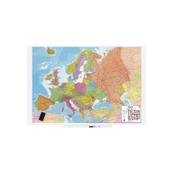 Rocada Whiteboard Europa, 150x100 cm Rocada Whiteboard Europa, 150x100 cm
