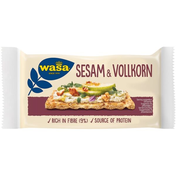 Wasa 60er-Pack Knckebrot Sesam & Volkorn