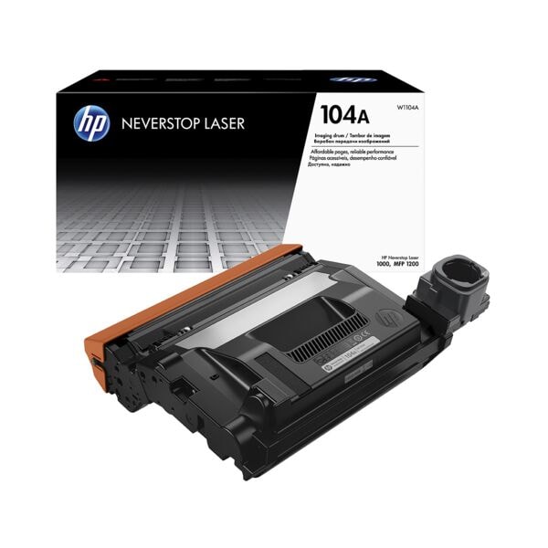 HP Trommel mit Toner »W1104A« HP 104A schwarz