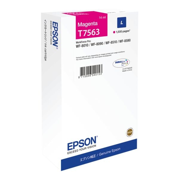 Epson Tintenpatrone »C13T75634N« T7563