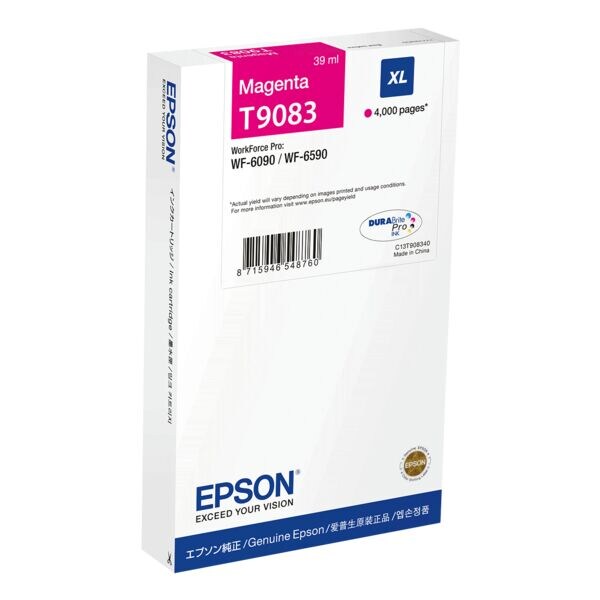 Epson Tintenpatrone »C13T90834N« T9083XL