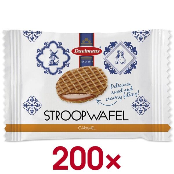 Hellma 200er-Pack Stroopwafeln Mini