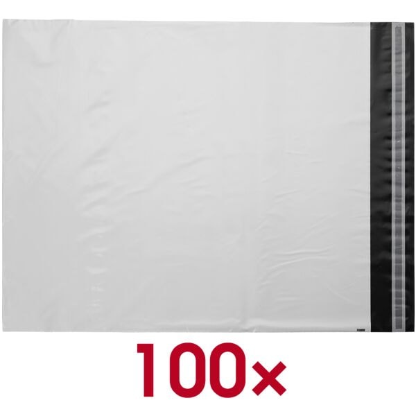 docuCARE 100er-Pack Folienversandtaschen classic light DIN C2 ohne Fenster wei