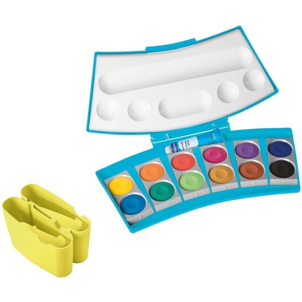Pelikan Wasserfarbkasten »ProColour« 12 Farben türkis Pelikan Wasserfarbkasten »ProColour« 12 Farben türkis