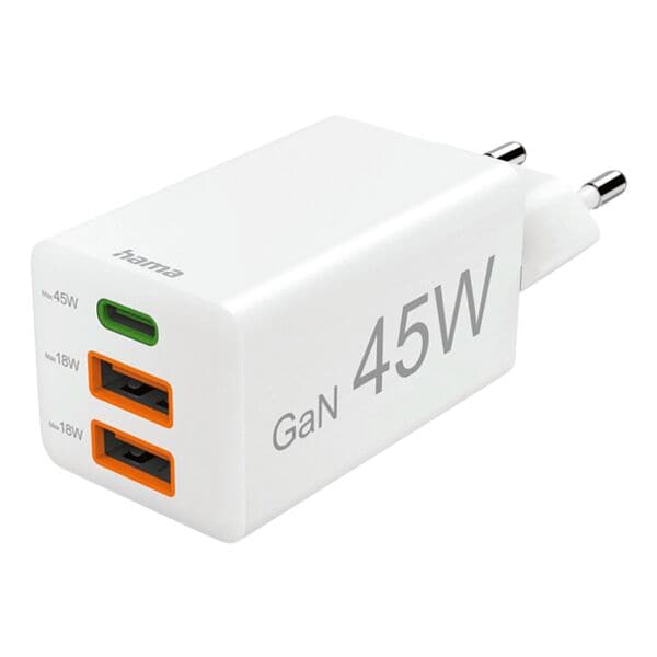 Hama Schnellladeger�t USB-C PD / 2x USB-A