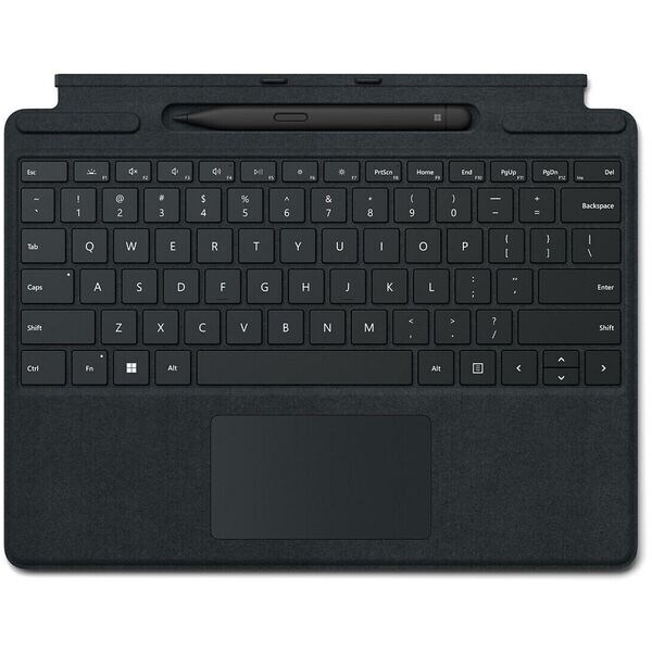 Microsoft Tablet-Tastatur »Surface Pro Type Cover« schwarz mit Surface Slim Pen 2