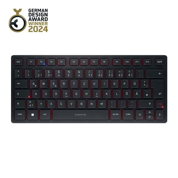 Cherry Kabellose Tastatur �KW 9200 MINI� schwarz