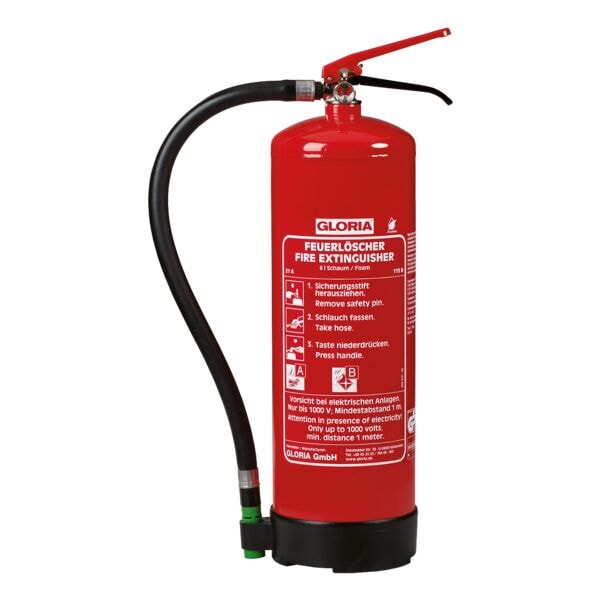 GLORIA Feuerlscher SD 6 E 6 Liter fluorfrei