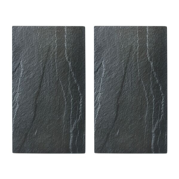 Zeller 2er-Pack Herdabdeckplatten grau