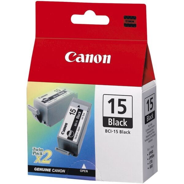 Canon Doppelpack Tintenpatrone »BCI-15 BK« Canon Doppelpack Tintenpatrone »BCI-15 BK«