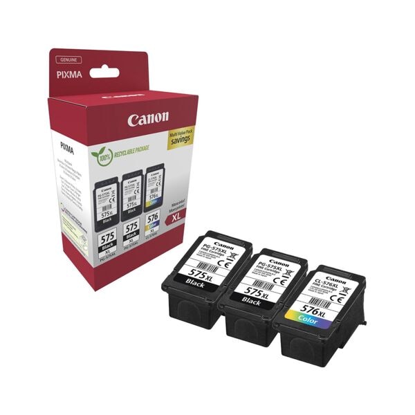 Canon Tintenpatronen-Set PG-575XLx2/CL-576XL