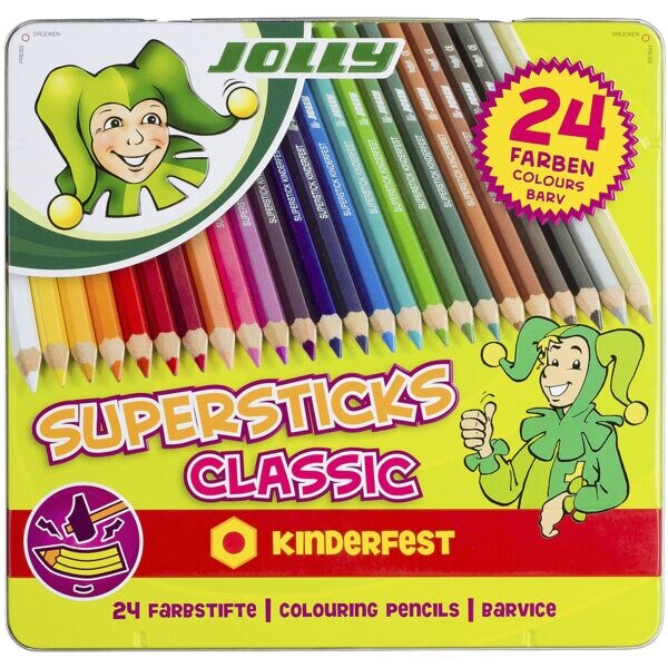 JOLLY Supersticks Classic Kinderfest Buntstifte 24 Stck
