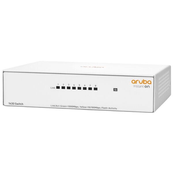 Hewlett Packard Enterprise Netzwerk Switch InstantOn 1430 8G lfterlos unmanaged