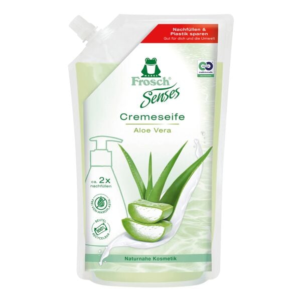 Frosch Nachfüllpack Cremeseife »Aloe Vera« 500 ml Frosch Nachfüllpack Cremeseife »Aloe Vera« 500 ml