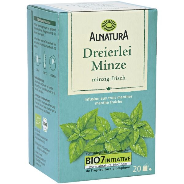 Alnatura Bio Kräutertee »Dreierlei Minze« - 20 Beutel Alnatura Bio Kräutertee »Dreierlei Minze« - 20 Beutel