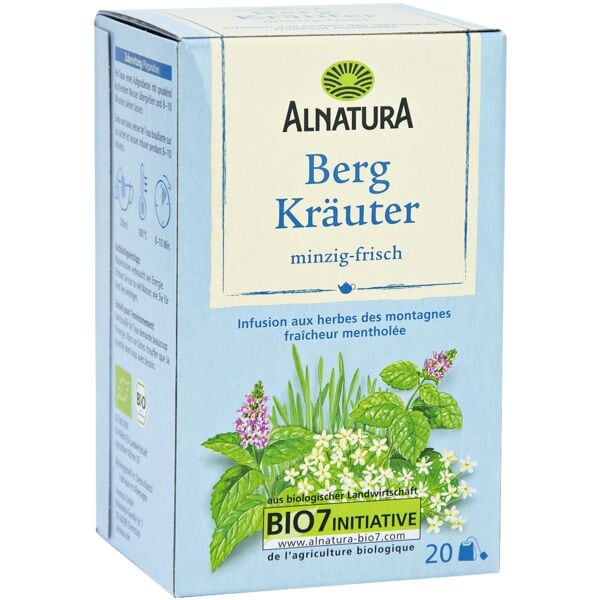 Alnatura Bio Krutertee Bergkruter - 20 Beutel