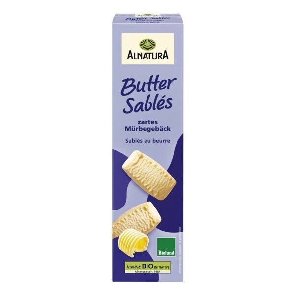 Alnatura Bio Mürbegebäck »Butter Sablés« 110 g Alnatura Bio Mürbegebäck »Butter Sablés« 110 g