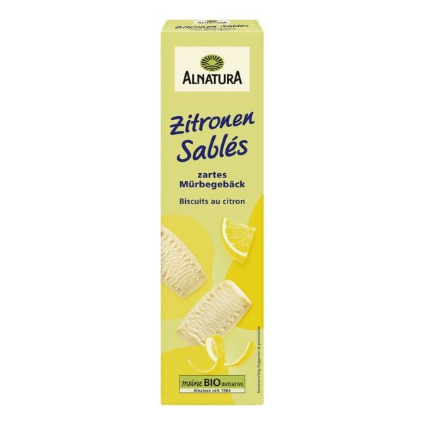 Alnatura Bio Mürbegebäck »Zitronen Sablés« 110 g Alnatura Bio Mürbegebäck »Zitronen Sablés« 110 g