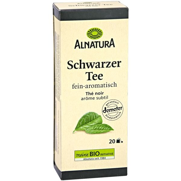Alnatura Bio Schwarzer Tee  BIO Schwarztee Tassenportion ohne Kuvert
