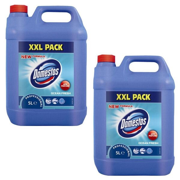 Domestos Professional 2er-Pack Badreiniger »OCEAN FRESH« 5,0 l Domestos Professional 2er-Pack Badreiniger »OCEAN FRESH« 5,0 l