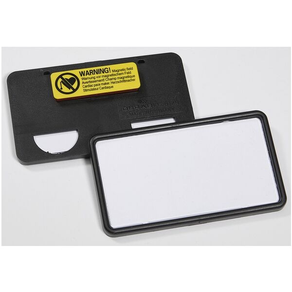 Durable 25er-Pack Namensschilder CLIP CARD 812901 7,5 x 4 cm