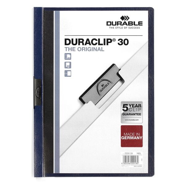 Durable 25er-Pack Klemmhefter »DURACLIP 30«