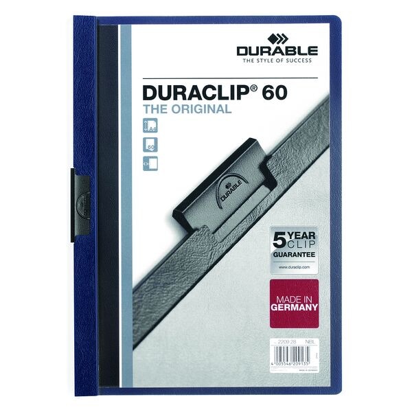 Durable 25er-Pack Klemmhefter DURACLIP 60