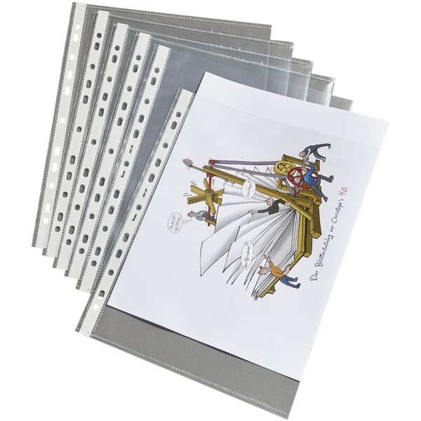 bene Klarsichthllen A4 glatt, oben offen - 50 Stck