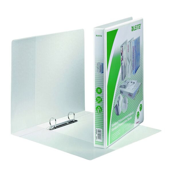 Leitz 6er-Pack Prsentationsringbuch 4278 2 Ringe, A4 Maxi, Rckenbreite 37 mm