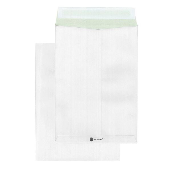Mailmedia 100 Versandtaschen Securitex C4 130 g/m ohne Fenster blickdicht / reifest / wasserfest
