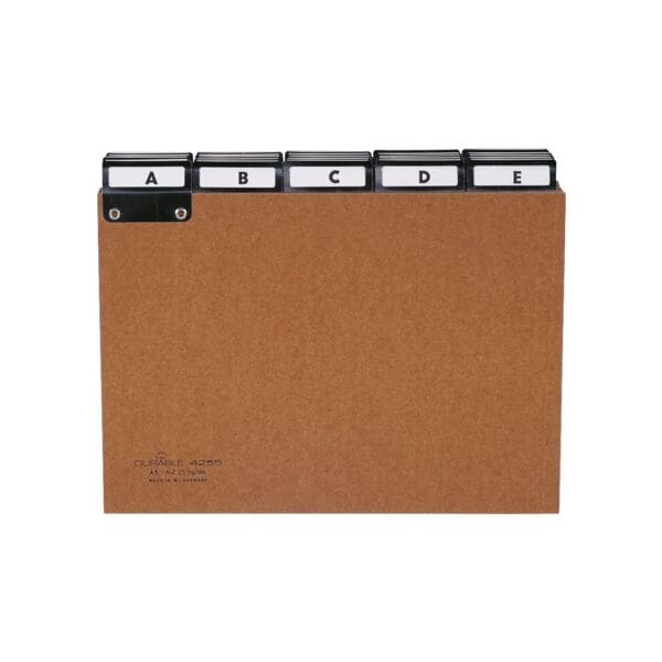 Durable Leitregister A-Z braun A4 quer