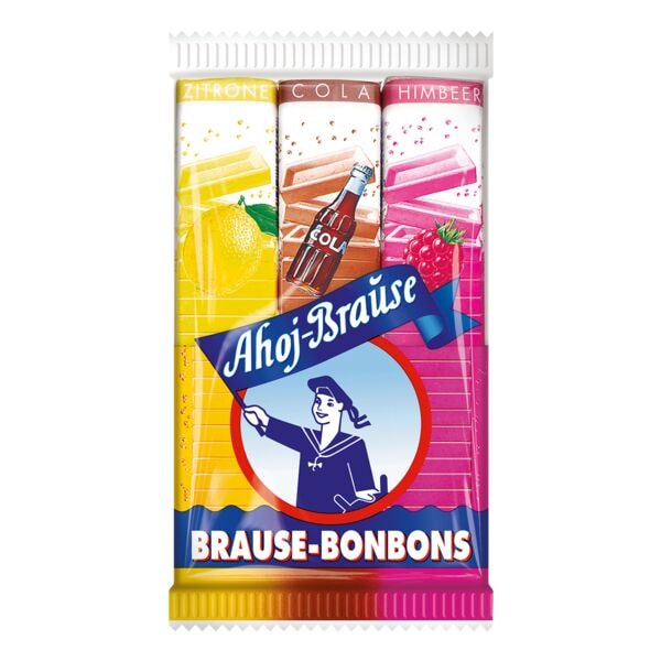 Ahoj-Brause 3er-Pack Brausebonbons Bonbon-Stangen 69 g