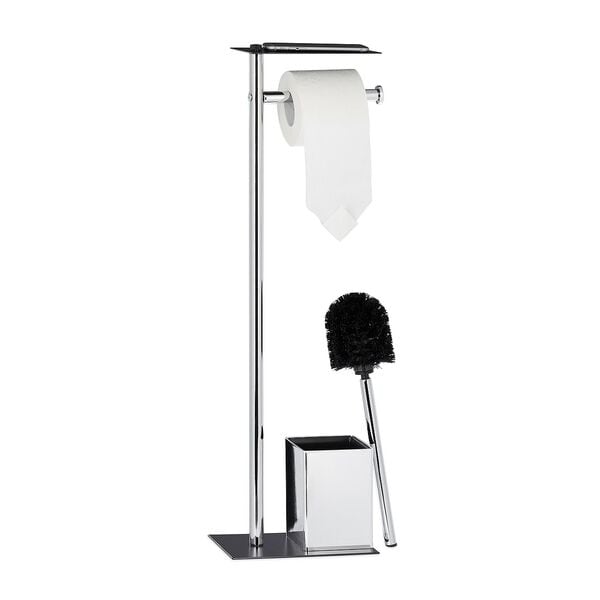 relaxdays 2-in-1 WC-Garnitur mit Ablage