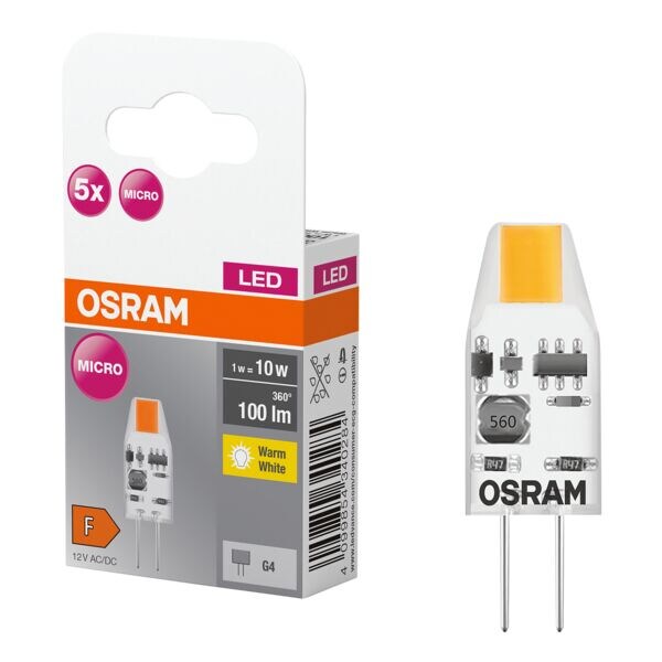 Osram 5er-Pack LED-Lampe 3.8 W GU10 2700 K