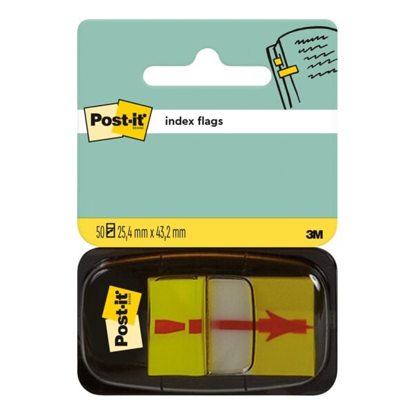 Post-it Index Haftmarker Index 43,2 x 25,4 mm, Kunststoff Post-it Index Haftmarker Index 43,2 x 25,4 mm, Kunststoff